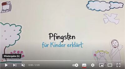 Pfingsten für Kinder erklärt