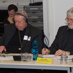 Mit Heinz Hödl (r.) bei CIDSE-Treffen in Holland, 28.1.2015