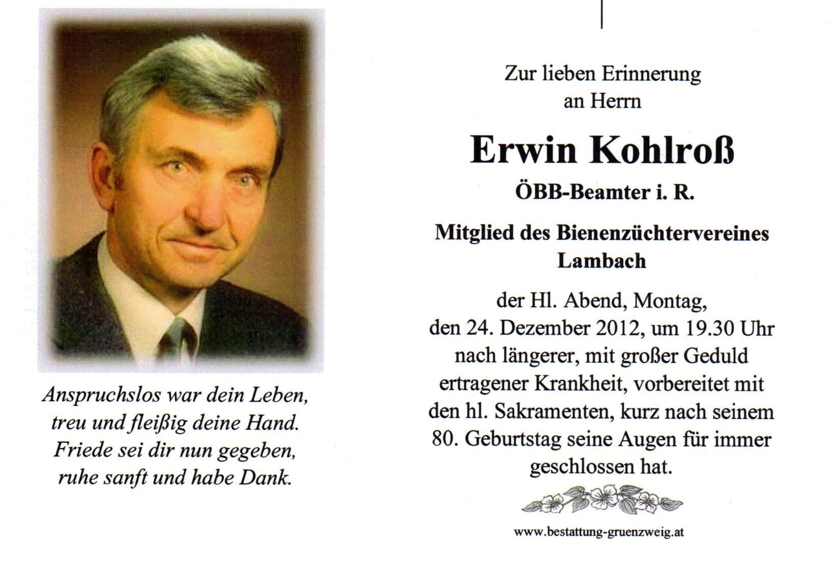 Erwin Kohlroß
