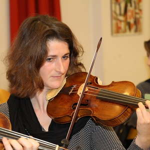 Katharina Pöttinger ist auch an der ersten Geige zu finden...
