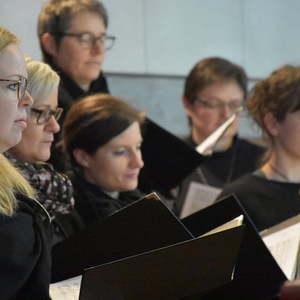 Frauenchor des Konservatoriums für Kirchenmusik der Diözese Linz beim Einsingen