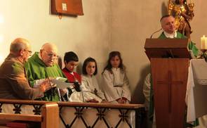 Dankgottesdienst Chorleiter Karl Achleitner und 90 Jahre Pater Bernhard Kunst 13.11.2011