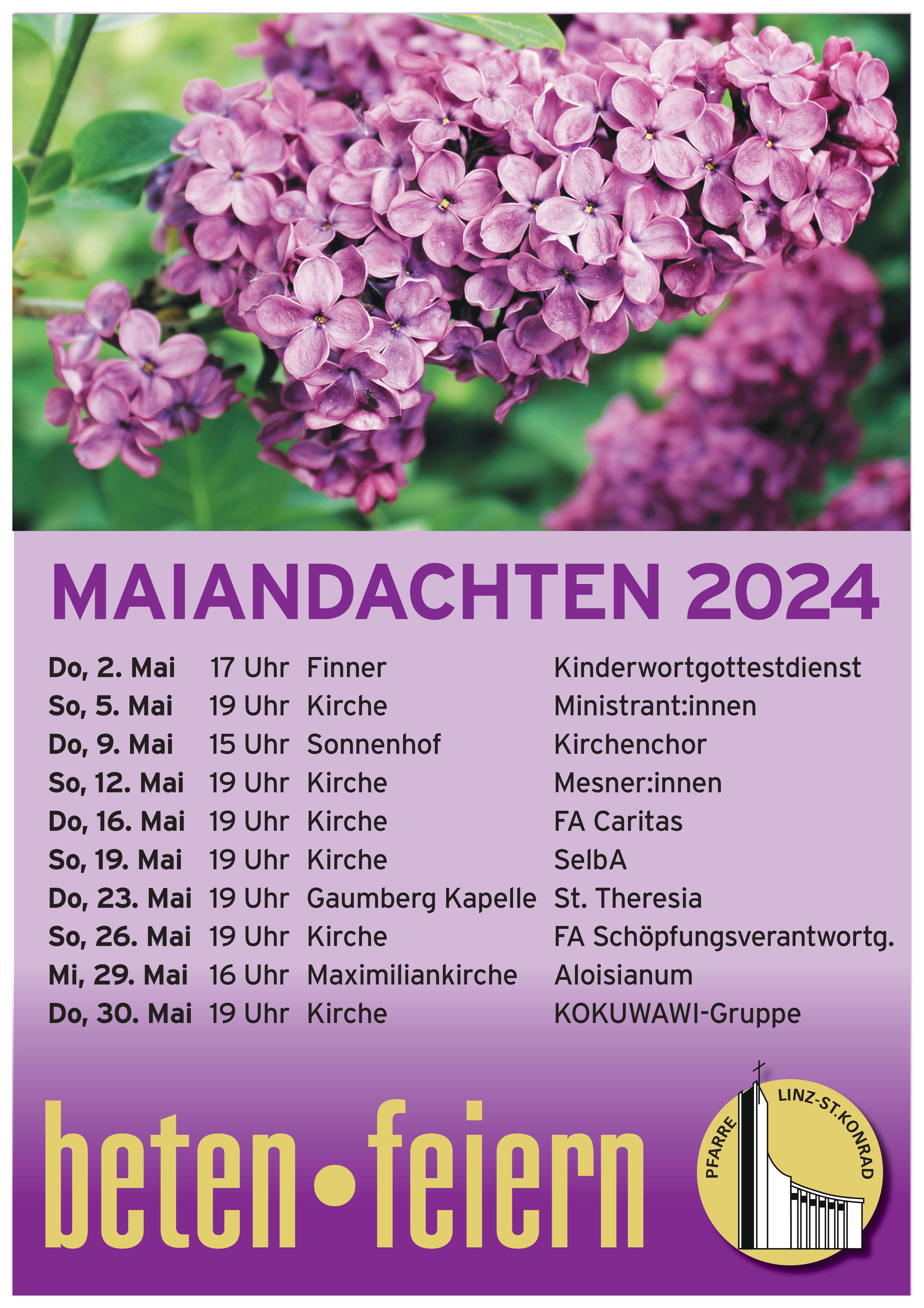 Maiandachten 2024