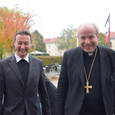V. l.: Peter Schipka (Generalsekretär) und Kardinal Christoph Schönborn (Vorsitzender der Österreichischen Bischofskonferenz)
