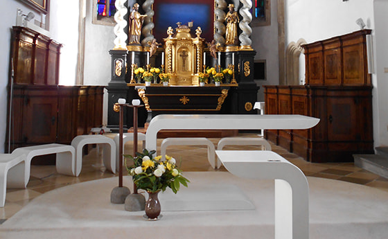 Pfarrkirche Mauthausen, Gotik, Barock und Moderne als Gesamtkunstwerk © Thomas Pree 