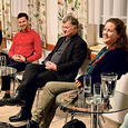 Diskutierten über Reformen und die Zukunft der Kirche: Magdalena Krstanovic, Bernhard Birklbauer, Bischof Manfred Scheuer und Marlies Prinz. (von links)