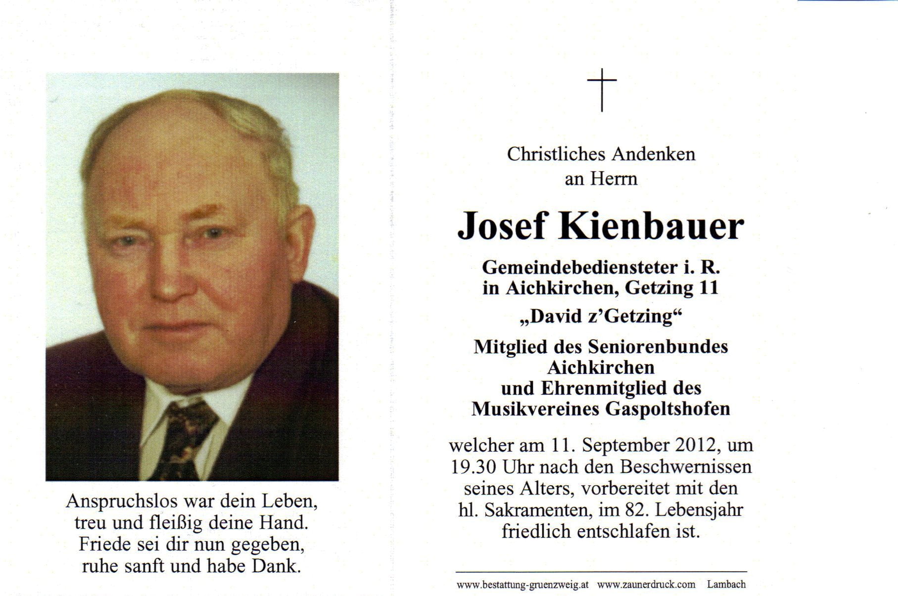 Josef Kienbauer