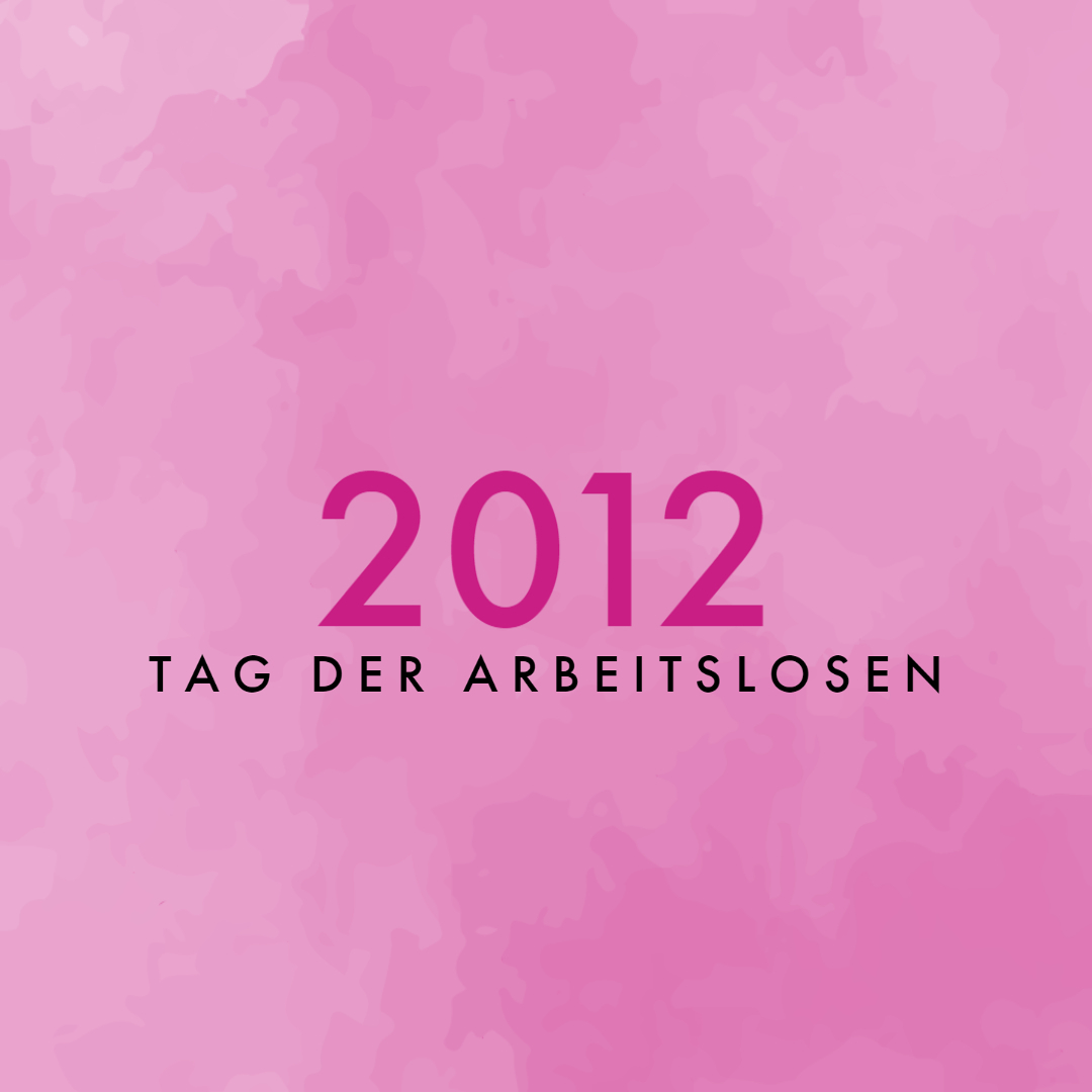 Tag der Arbeitslosen 2012