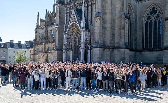 Wallfahrt der oberösterreichischen Maturant:innen zum Mariendom