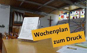 Wochenplan zum Druck