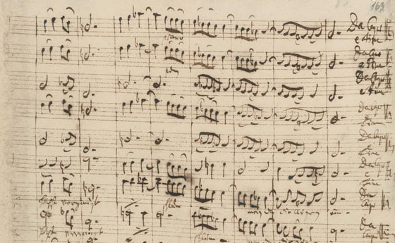 Johann Sebastian Bach: Passio secundum Matthaeum (Link zum Manuskript: http://resolver.staatsbibliothek-berlin.de/SBB0001C20900000000)