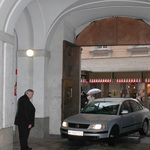 8. Juli 2005: Zum ersten Mal im Linzer Bischofshof