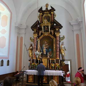 Fußwallfahrt zur Lourdeskapelle in Maria Bründl, Putzleinsdorf, 1. Mai 2017