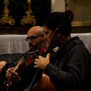 Corrado Cicuttin und Peter Trefflinger beim Musizieren!