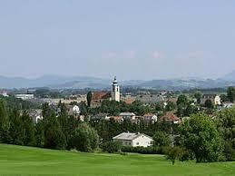 Pfarrkirche - Sicht vom Golfplatz