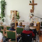 Begegnung mit Bischofsvikar Willi Vieböck im Seniorenheim Laakirchen