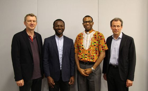 V. l. Generaldechant Dr. Slawomir Dadas, Mag. Maximus Oge Nwolisa, Dr. Paulinus Anaedu und Dr. Martin Füreder. 
