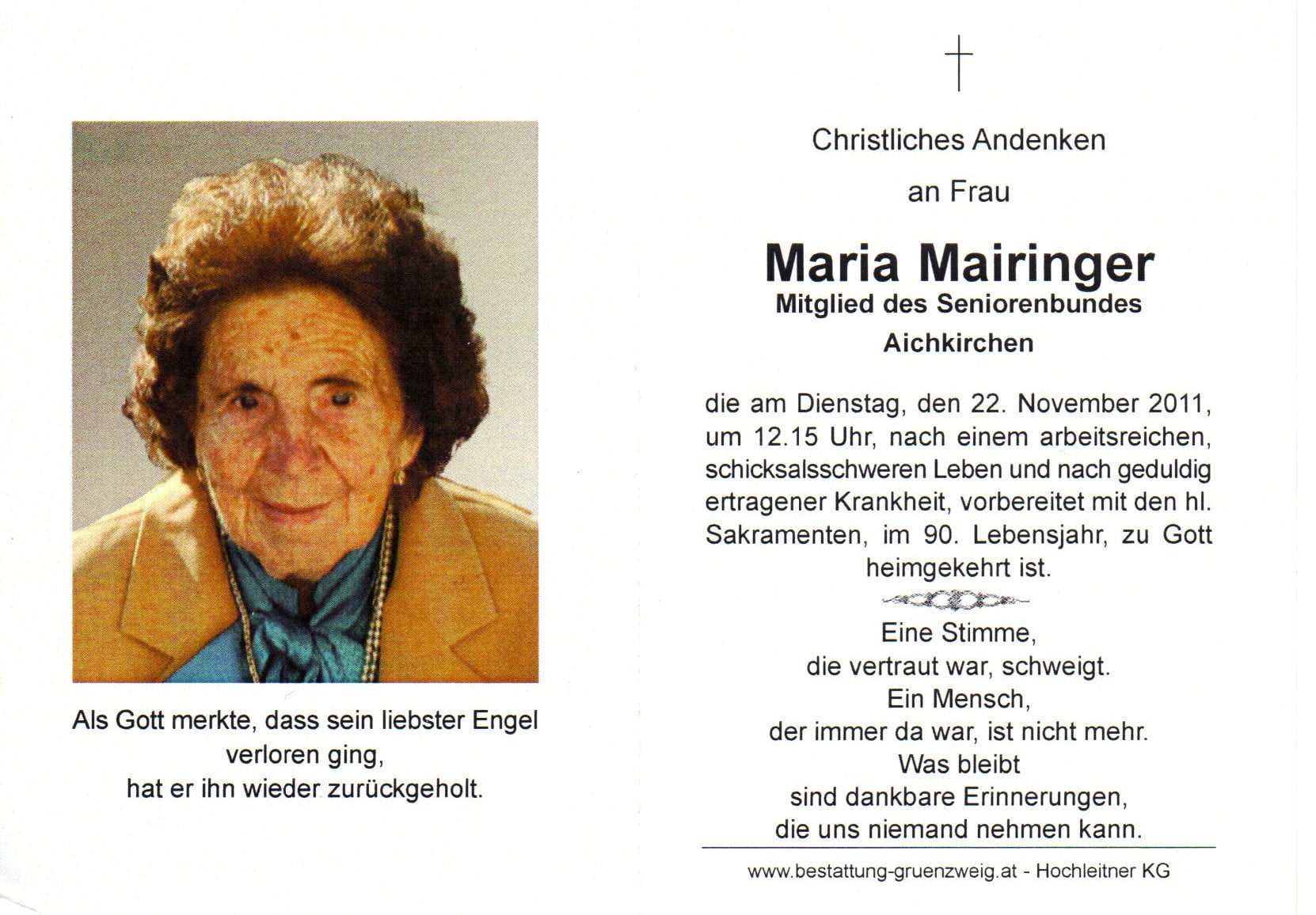 Mairinger Maria