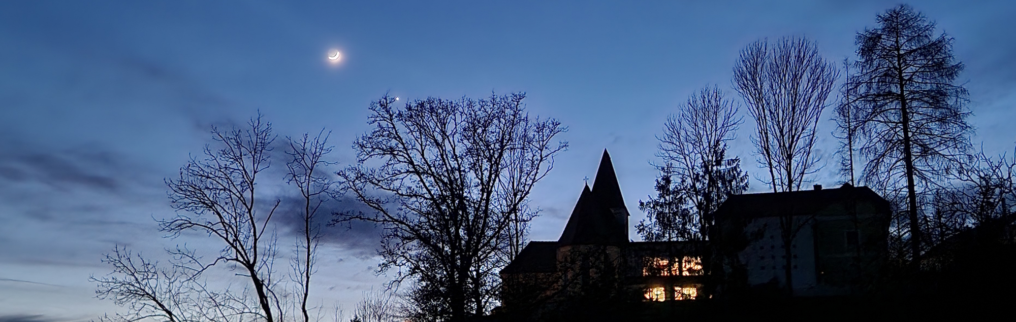 Kirche & Mond