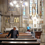 Mit dem Staubsauger im Mariendom