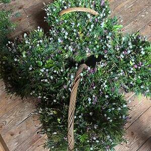 Palmbuschenbinden der kfb Steinerkirchen