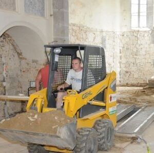 Innenarbeiten und Verputzen