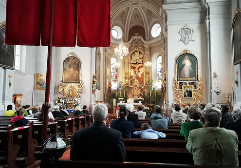 Frohnleichnam 2020 in der Pfarrkirche Kopfing