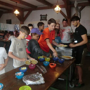 Pfarrhof-Team auf Besuch