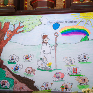 Motto - Plakat Jesus mein Freund