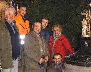 Christbaum in der Pfarrkirche