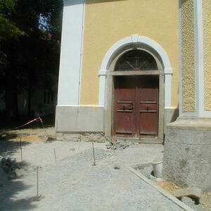 Außenrenovierung Pfarrkirche 2005