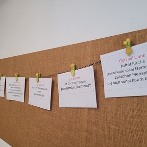 Glaube entsteht im Teilen