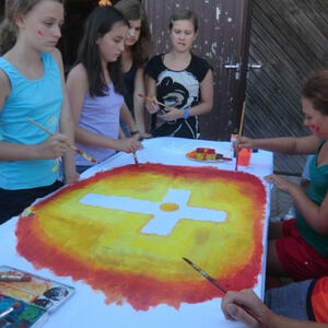 Pfarrhof-Team auf Besuch