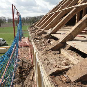 Renovierung Dach Doblkapelle / 1. Tag