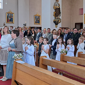 Einzug in die Kirche