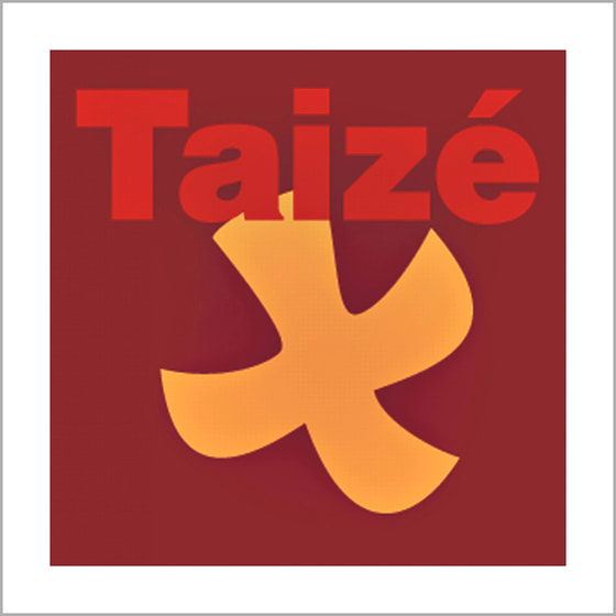 zur HP von Taizé / lizenziert von Ateliers et Presses de Taizé /Frankreich weblink button zur Homepage der Ökumenischen Gemeinschaft Taizé