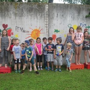 Zelten im Pfarrgarten