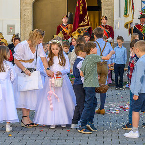 Segnung der Kreuzigungsgruppe am Schmidberg