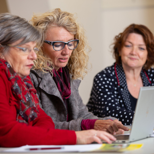 v.l.n.r. Anita Pölzleitner, Astrid Gaisberger, Regina Hochreiner