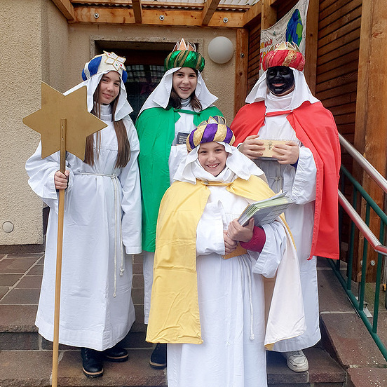 Die Sternsinger waren wieder unterwegs