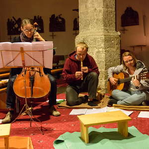 Das erste Taizé-Gebet in Kirchdorf/Krems