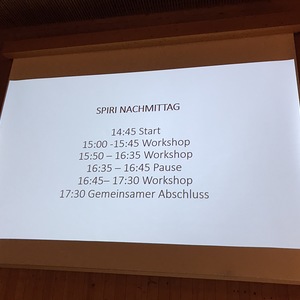 Spirinachmittag