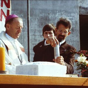 Kirchenbau - eingescannte historische Dias