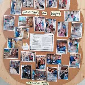 Mehr zur Entshehung kann man in der Kirche auf der Pinnwand nachlesen ...