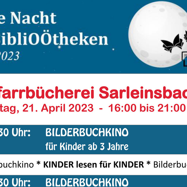 Lange Nacht der BibliOÖtheken, Einladung