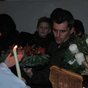 Adventkranzsegnung