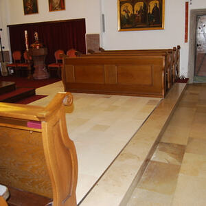 Innenrenovierung der Kirche 2011