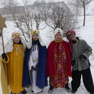 Sternsinger unterwegs 2016