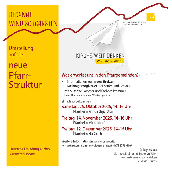 Einladung zu Infokaffees