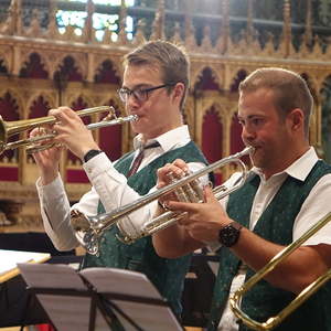 Das Bläserensemble...